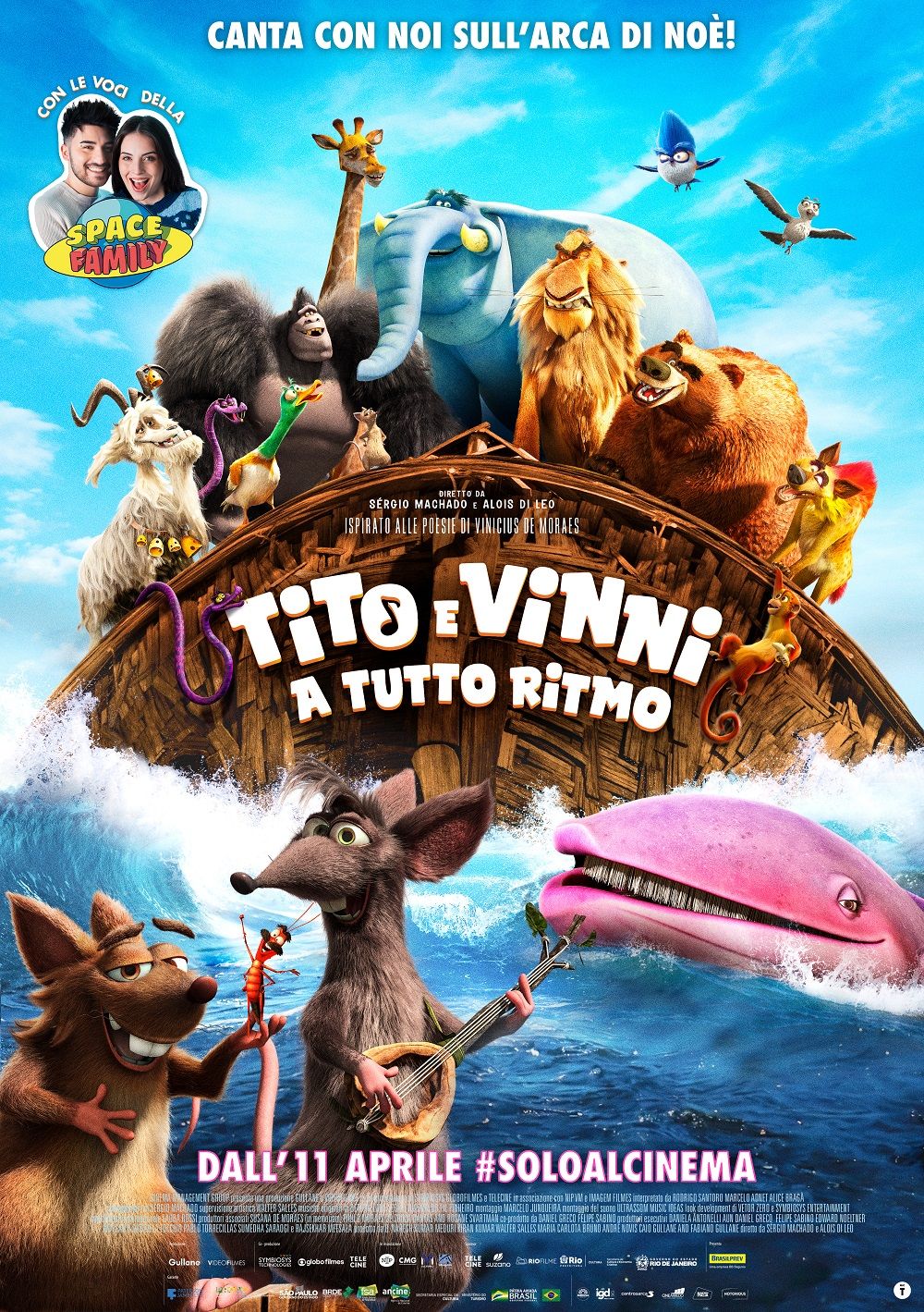 'Tito e Vinni a tutto ritmo', il trailer del film dall'11 Aprile al cinema con le voci della SpaceFamily