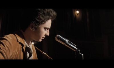 Timothée Chalamet è Bob Dylan in A Complete Unknown