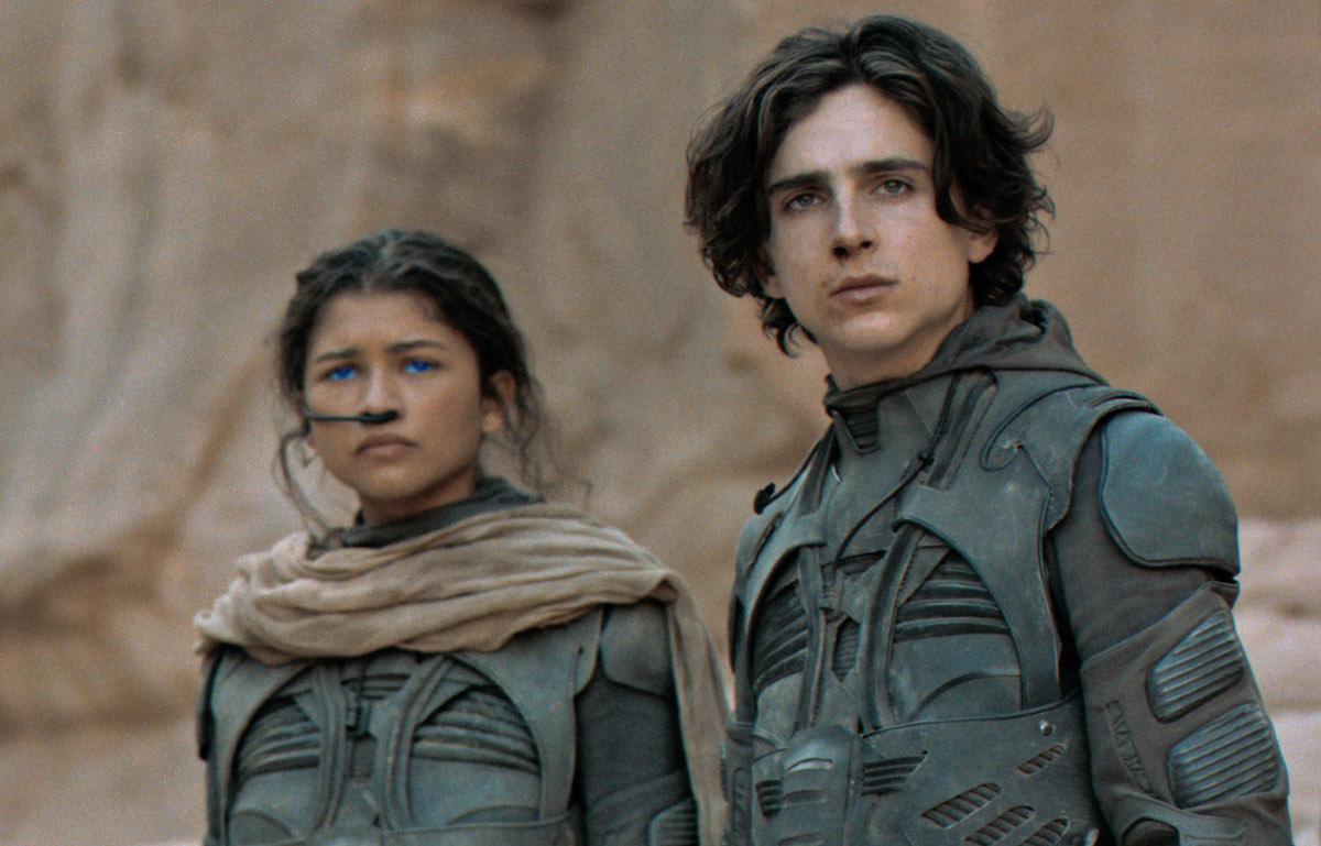 Timothée Chalamet e Zendaya in Dune