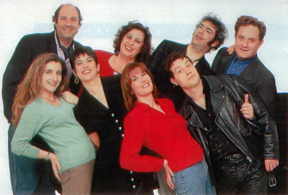 Fassari e il cast di Avanzi